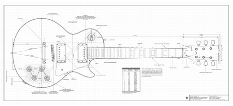 Gibson Les Paul Dimensions (6600×3000) | Guitar building, Gibson les ...