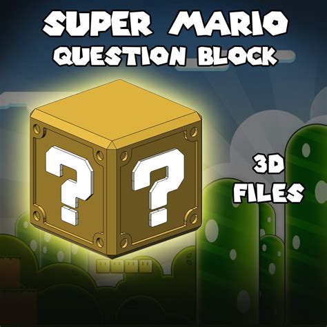 Super Mario Question Block - Etsy