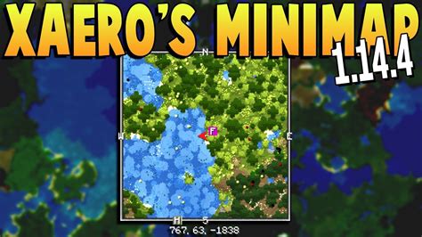 Xaero's MINIMAP & WORLDMAP! World of Forge Mods Minecraft 1.14.4 - YouTube