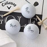 Personalized Golf Ball Set - Wedding Party Design