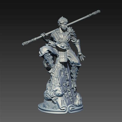 Black Myth Wukong ( fan art ) for 3d print - ZBrushCentral