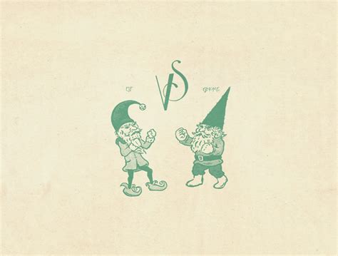 Elf vs Gnome by Derric Wise on Dribbble