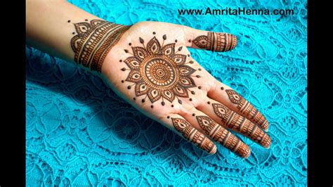 UNIQUE FULL HAND MANDALA HENNA DESIGN | TRADITIONAL INDIAN MANDALA MEHNDI DESIGN BY AMRITAHENNA ...