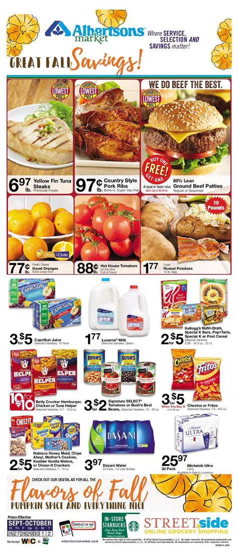 Albertsons Weekly Ad Sep 26 - Oct 2, 2018 - WeeklyAds2