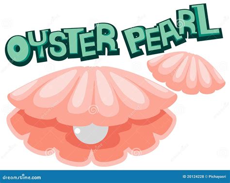 Oyster pearl stock vector. Illustration of object, composition - 20124228