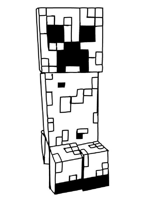 Dibujo De Creeper De Minecraft Para Colorear Dibujos Para Colorear | The Best Porn Website