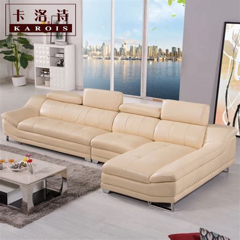 factory selling high quality genuine leather sofa, section sofa, corner ...