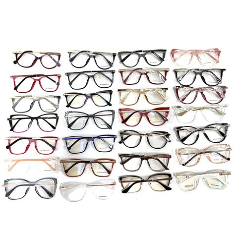 Wholesale Assorted Cheap Price Eyeglasses Frame Metal Stock Ready Optical Glasses Eyewear Frames ...