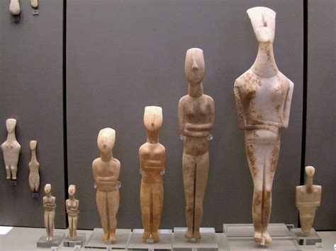 Cycladic figurines | National Archaeological Museum, Athens | F ...