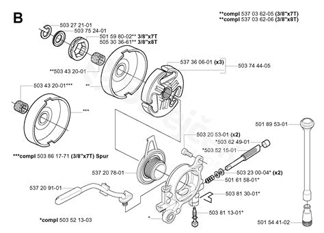 Spare parts - Partlist - 570 570, 2005-04 - CLUTCH & OIL PUMP | sGarden.cz