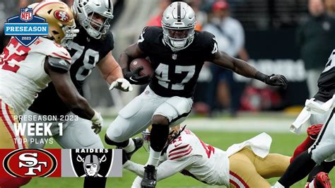 Top Plays From Preseason Week 1 Win vs. 49ers | Highlights | Raiders ...