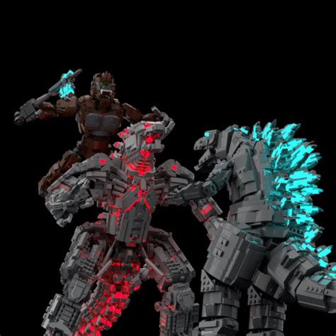 LEGO fan recreates classic showdown between Godzilla and MechaGodzilla