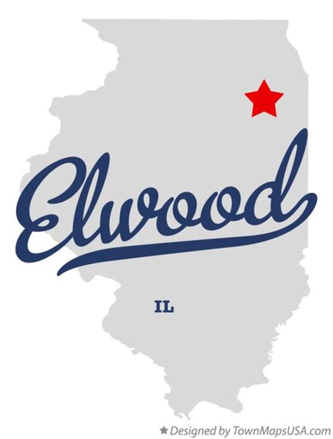 Elwood Illinois Map