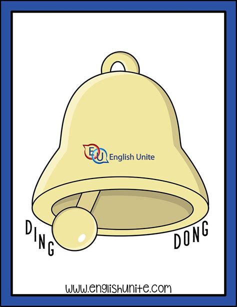 Onomatopoeia - Ding-Dong 1 (Bell) | Ding dong, Onomatopoeia, Dong