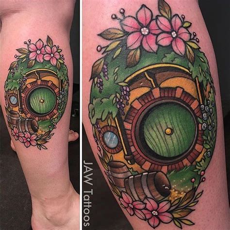 Hobbit dwelling by @jawtattoos at @rclmr_tattoo Sacramento CA. # ...