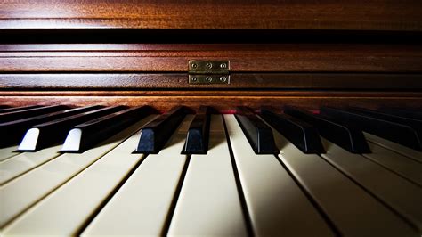 piano, keys, bw, musical instrument, music, 4k HD Wallpaper