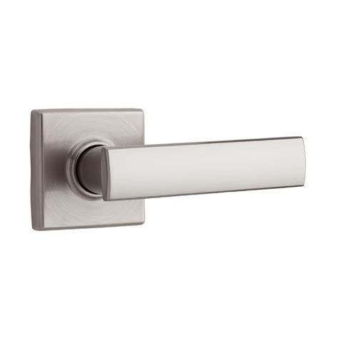 Shop Kwikset Signature Vedani Satin Nickel Passage Door Handle at Lowes.com