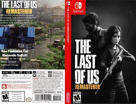 The Last Of Us Remastered Nintendo Switch Box Art ( Yes I know this is ...