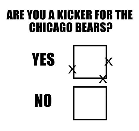 Chicago Bears Kicker Meme - Sportige