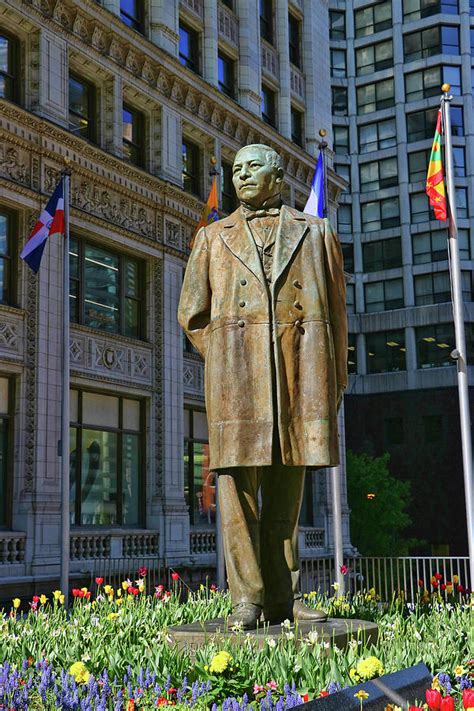 Benito Juarez Statue - Chicago Photograph by Allen Beatty | Pixels