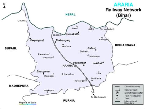 Rail-Map-india: Araria_Railway-Map