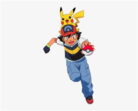 Ash And Pikachu - Pokemon Diamond And Pearl Ash Transparent PNG ...