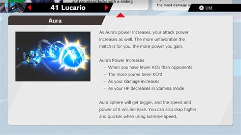 Lucario Aura Sphere Smash Bros