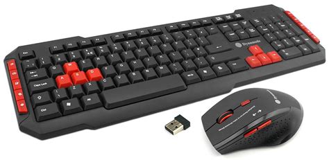 Ultimate Wireless 2.4GHz Gaming Keyboard and Mouse Combo Set KMG9000-W