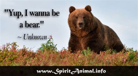 Bear Quotes - Spirit Animal Info