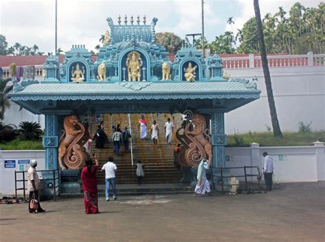 Hindu Temple at Horanadu, Karnataka, India Editorial Stock Image ...