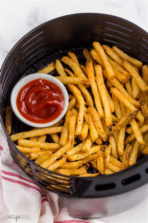 CRISPY Air Fryer Frozen French Fries - The Recipe Rebel