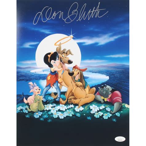 Don Bluth Signed "All Dogs Go To Heaven" 11x14 Photo (JSA) | Pristine ...