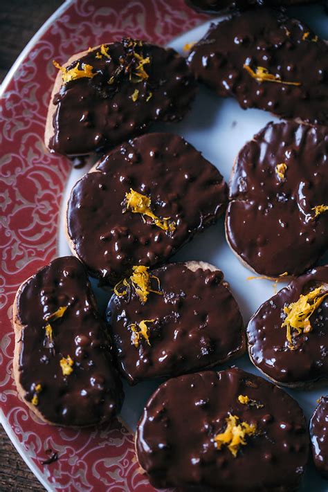 Dark chocolate & orange cookies - Travelling oven