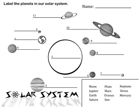 Free Printable Solar System Coloring Pages For Kids