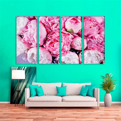 Peony Art Peonies Print Peonies Wall Art Peonies Canvas | Etsy