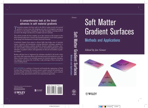 Soft Matter Gradient SurfacesMethods and Applications