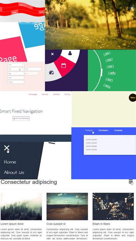 Navigation Menu Design Inspiration - HTML & CSS Snippets Ξ ℂ𝕠𝕕𝕖𝕄𝕪𝕌𝕀