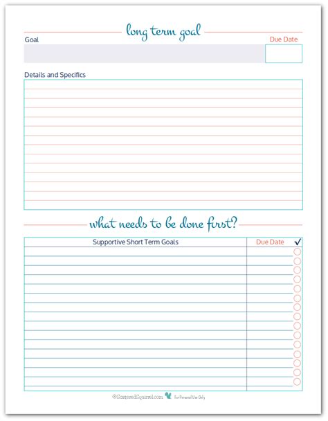 Organize Your Goals by Writing Them Down {Goal Setting}