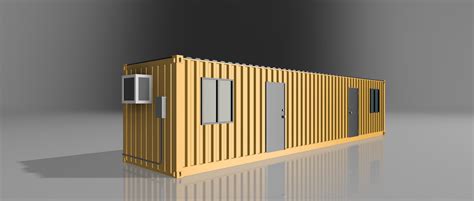 1/14 40FT Conex/Office/Container Kit – 3D Printed RC Construction Store