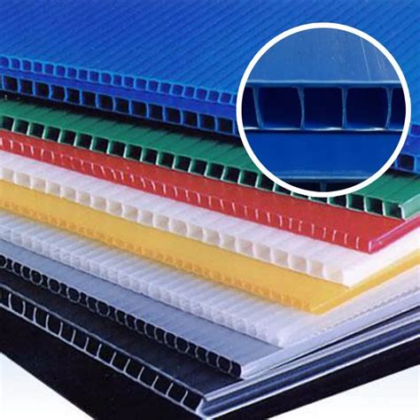 Low-cost Polypropylene Corrugated Hollow Board Corrugated Plastic ...