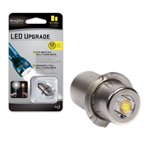 Niteize LED upgrade bulb - Latest version - Maglite D+C cell flashlights