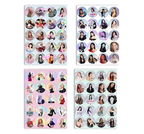 Blackpink PRINTABLE Sticker Instant Download Sticker,Party Supplies ...