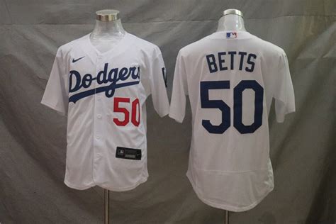 Men's 50 Mookie Betts Baseball Jersey Los Angeles Dodgers | Etsy