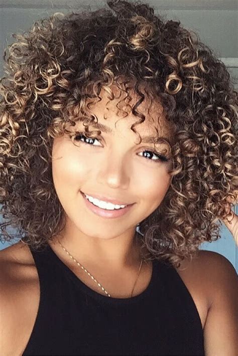 2024 Popular Brown Curly Hairstyles with Highlights