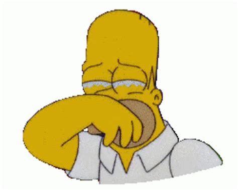 Crying Homer Sad Sticker - Crying Homer Sad Cry - Discover & Share GIFs