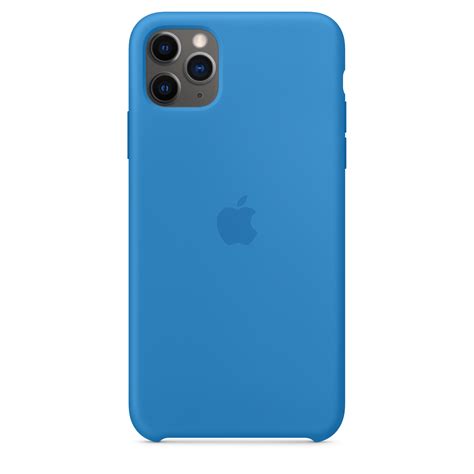 iPhone 11 Pro Max Silicone Case - Surf Blue - Apple (UK)