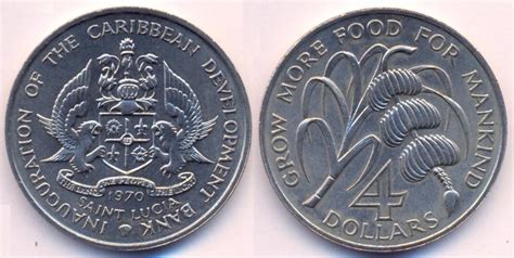 Saint Lucia Coins with brief History