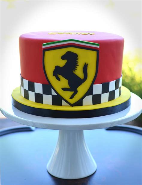 Ferrari Cake - Decorated Cake by Elisabeth Palatiello - CakesDecor