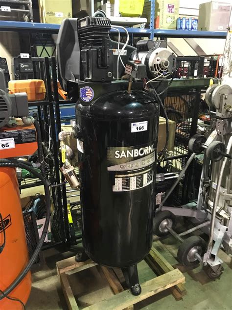 SANBORN SL3706056 60 GALLON UPRIGHT AIR COMPRESSOR - Able Auctions