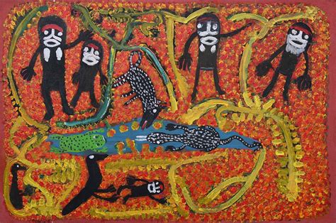 Aboriginal Goanna Art - Japingka Aboriginal Art Gallery